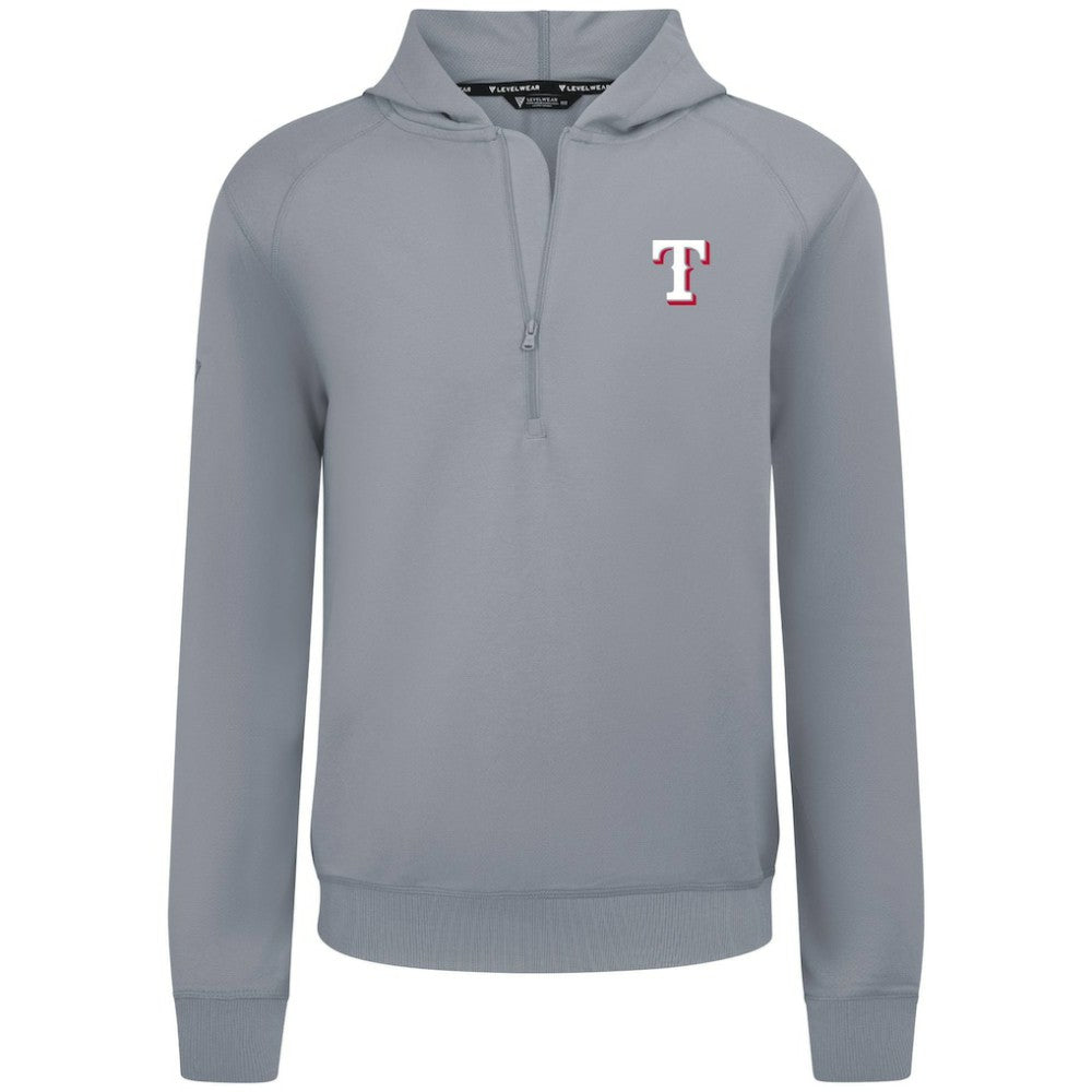 Texas Rangers Levelwear Technic Insignia Quarter-Zip Hoodie - MLB Hoodies
