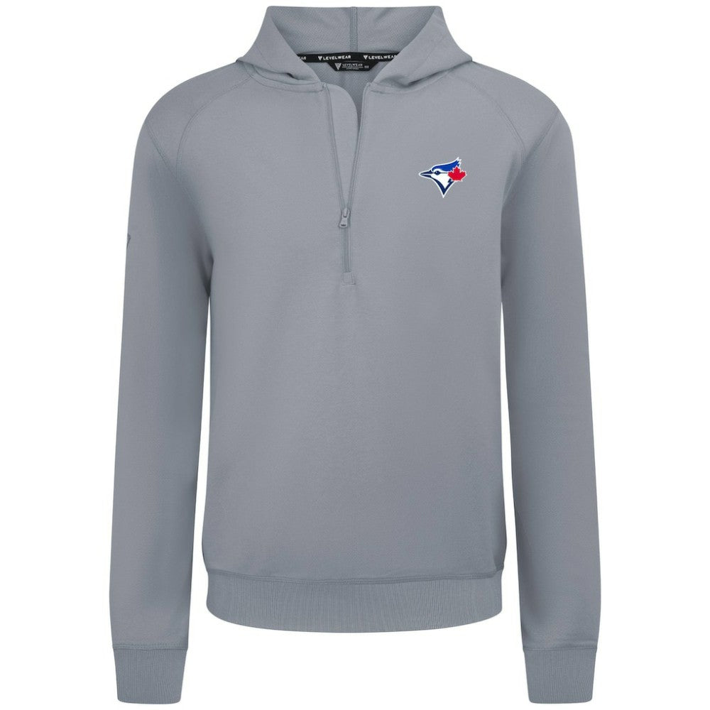 Toronto Blue Jays Levelwear Technic Insignia Quarter-Zip Hoodie - MLB Hoodies