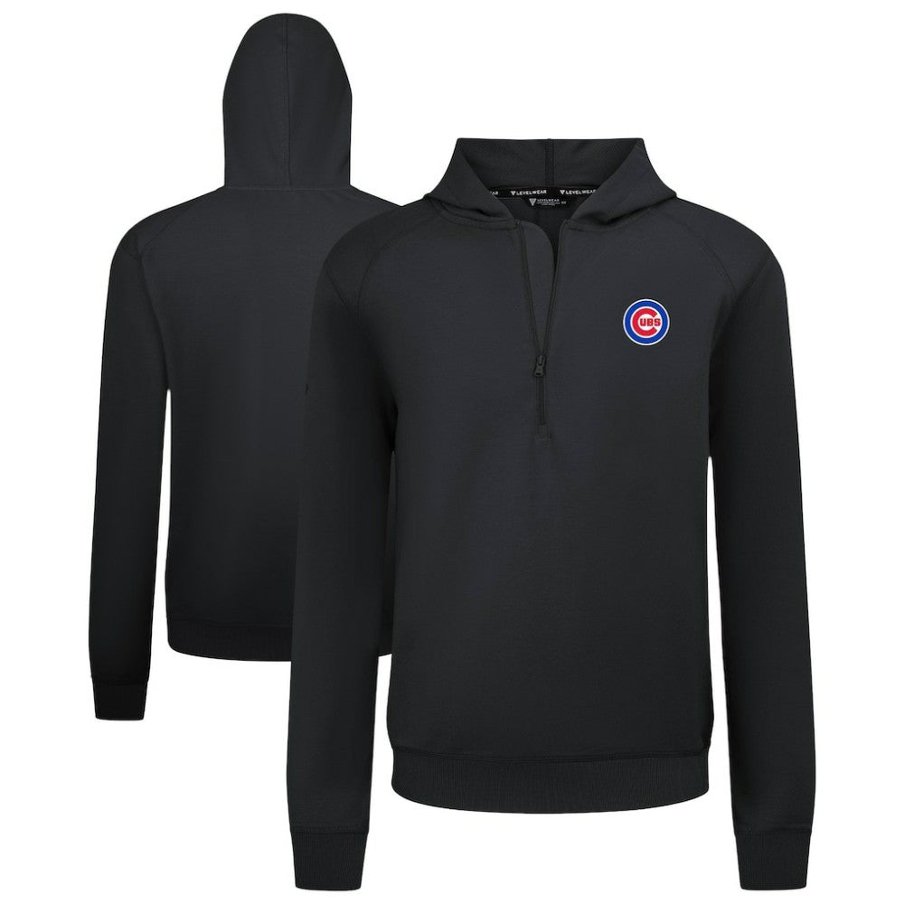 Chicago Cubs Levelwear Technic Insignia Quarter-Zip Hoodie - MLB Hoodies