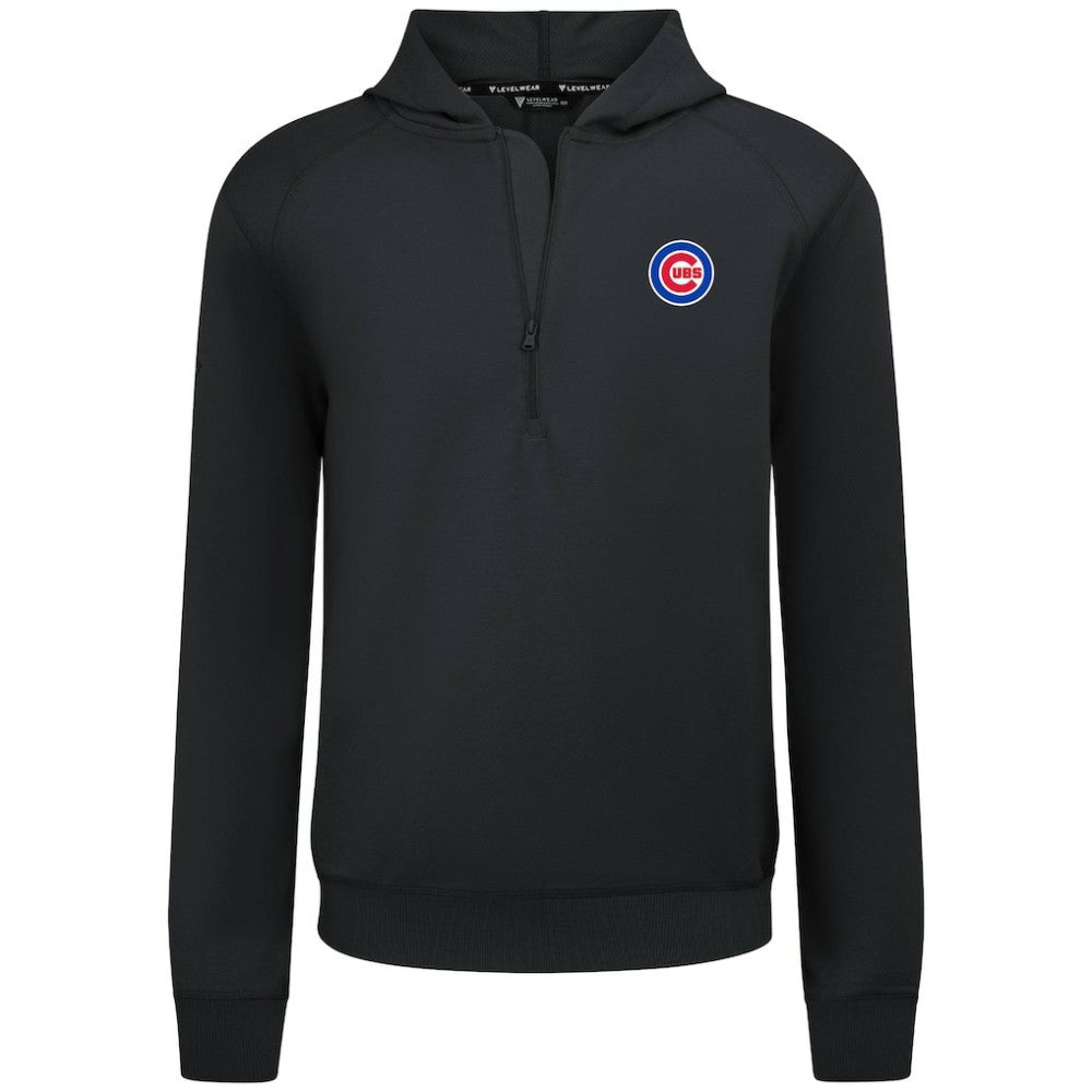 Chicago Cubs Levelwear Technic Insignia Quarter-Zip Hoodie - MLB Hoodies