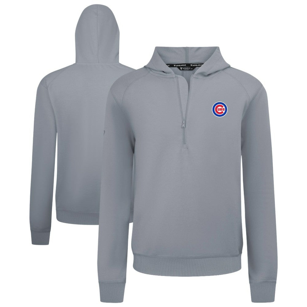 Chicago Cubs Levelwear Technic Insignia Quarter-Zip Hoodie - MLB Hoodies