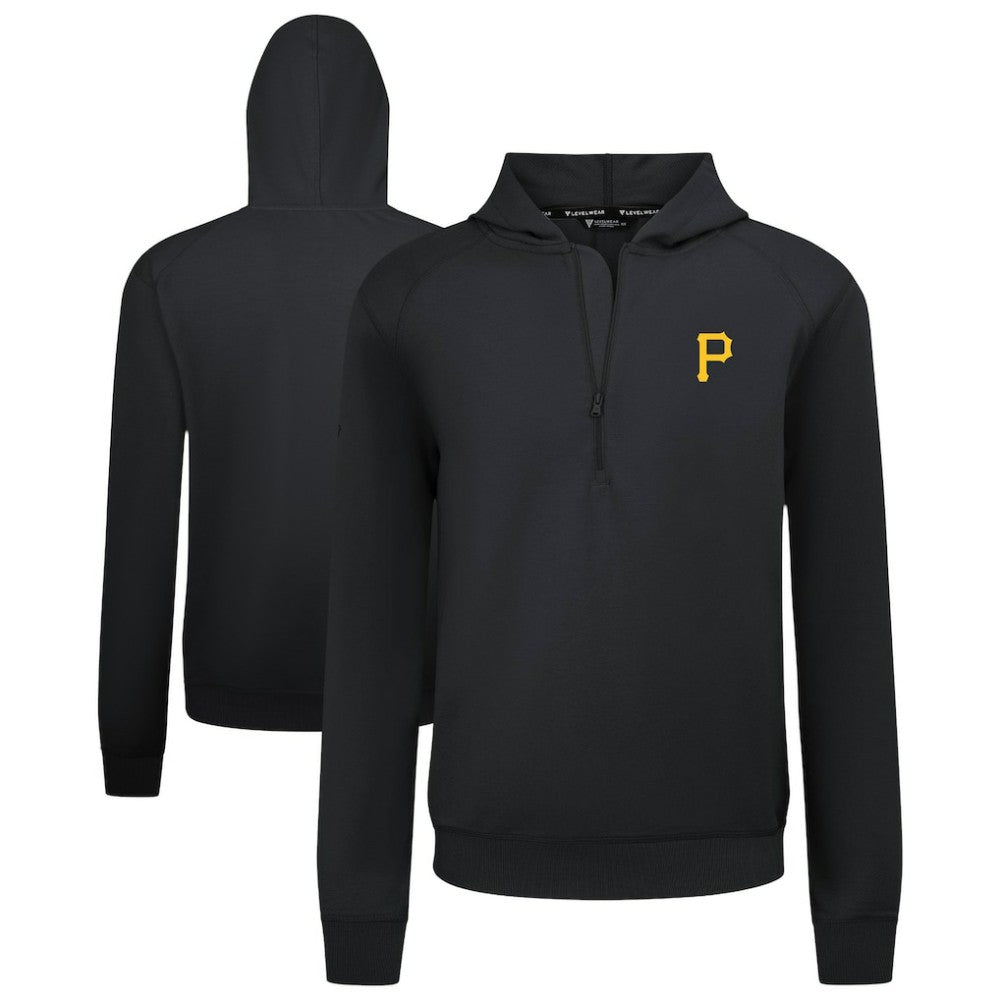 Pittsburgh Pirates Levelwear Technic Insignia Quarter-Zip Hoodie - MLB Hoodies