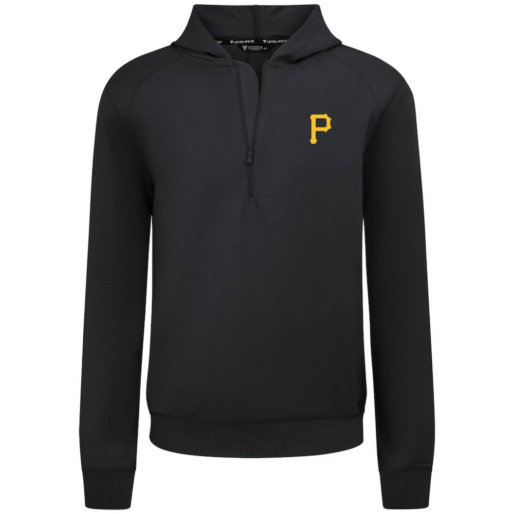 Pittsburgh Pirates Levelwear Technic Insignia Quarter-Zip Hoodie - MLB Hoodies