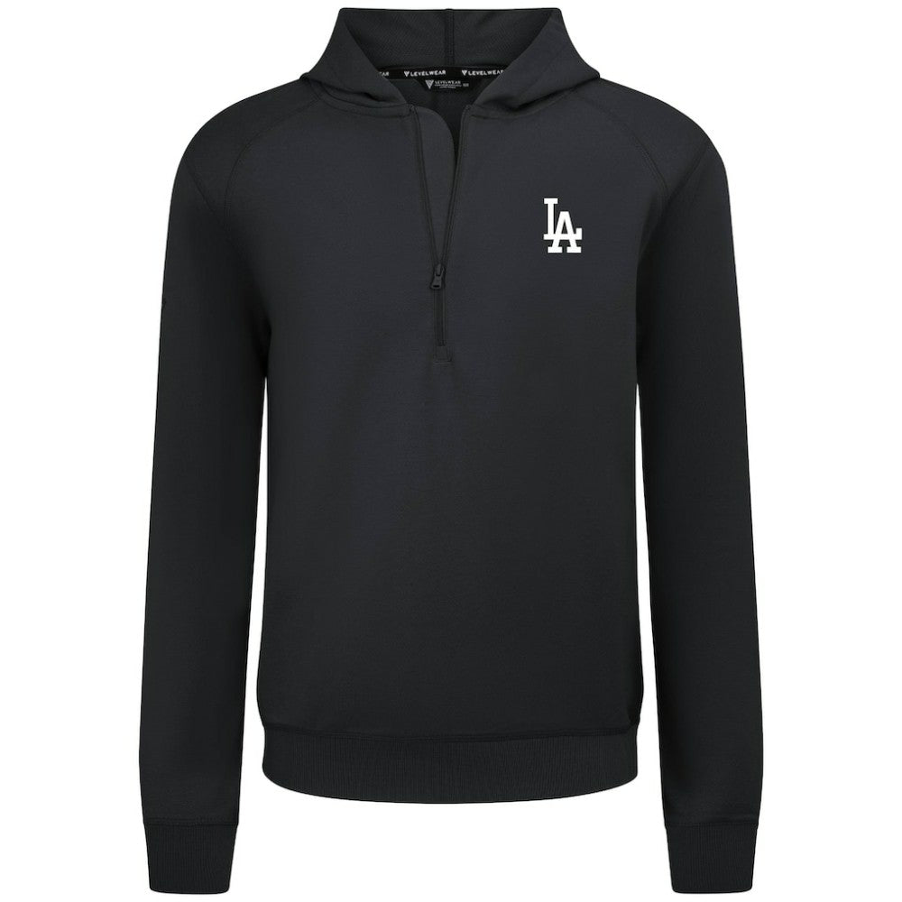 Los Angeles Dodgers Levelwear Technic Insignia Quarter-Zip Hoodie - MLB Hoodies