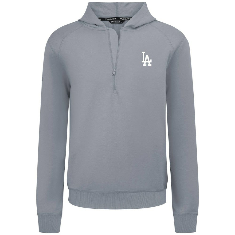 Los Angeles Dodgers Levelwear Technic Insignia Quarter-Zip Hoodie - MLB Hoodies