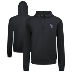 Colorado Rockies Levelwear Technic Insignia Quarter-Zip Hoodie - MLB Hoodies