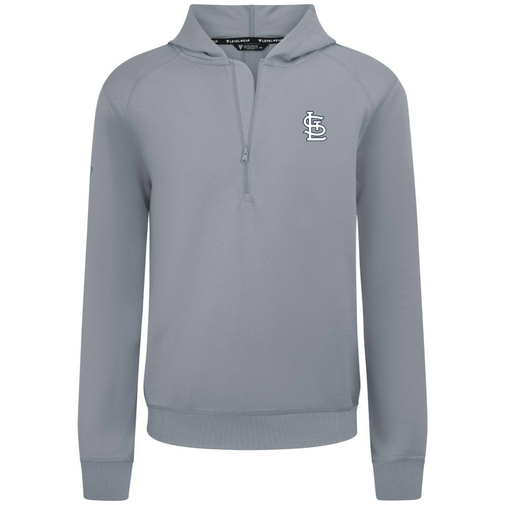 St. Louis Cardinals Levelwear Technic Insignia Quarter-Zip Hoodie - MLB Hoodies