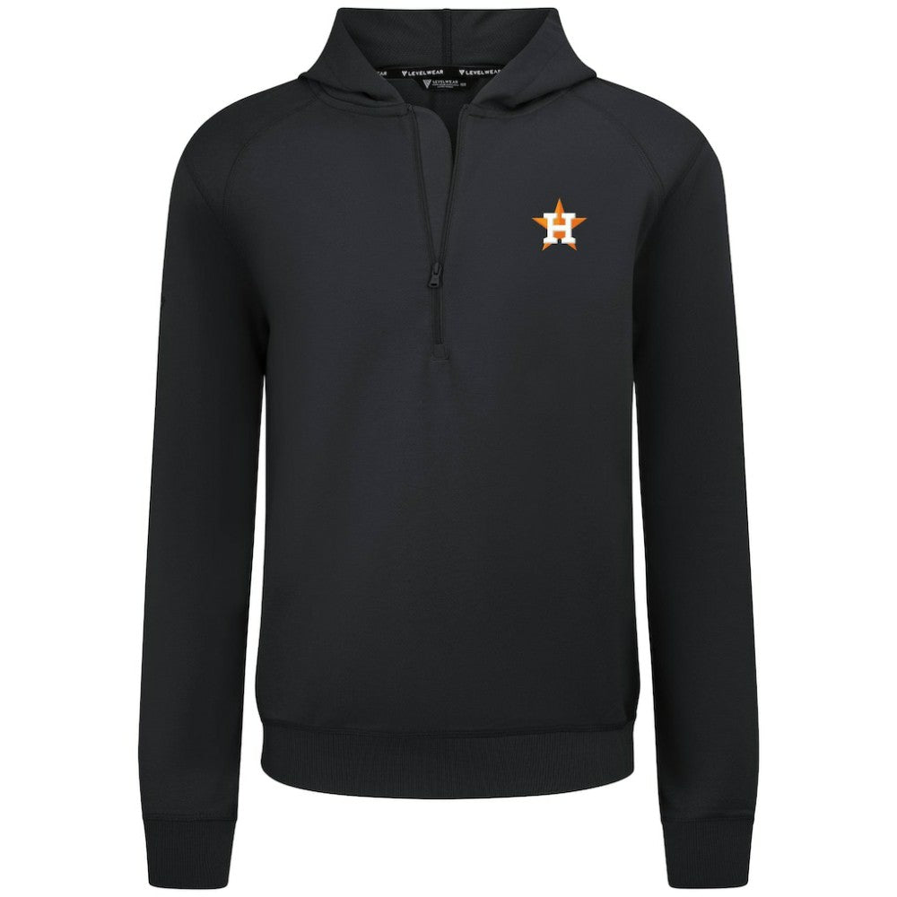 Houston Astros Levelwear Technic Insignia Quarter-Zip Hoodie - MLB Hoodies