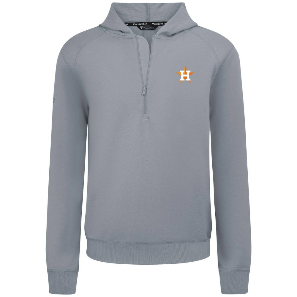 Houston Astros Levelwear Technic Insignia Quarter-Zip Hoodie - MLB Hoodies