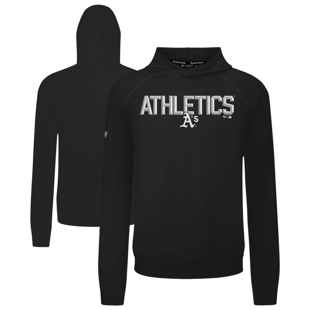 Athletics Levelwear Mandate Carve Tri-Blend Hoodie - MLB Hoodies