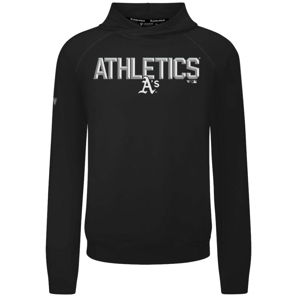 Athletics Levelwear Mandate Carve Tri-Blend Hoodie - MLB Hoodies