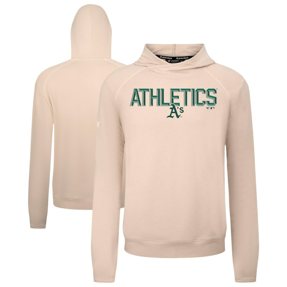 Athletics Levelwear Mandate Carve Tri-Blend Hoodie - MLB Hoodies