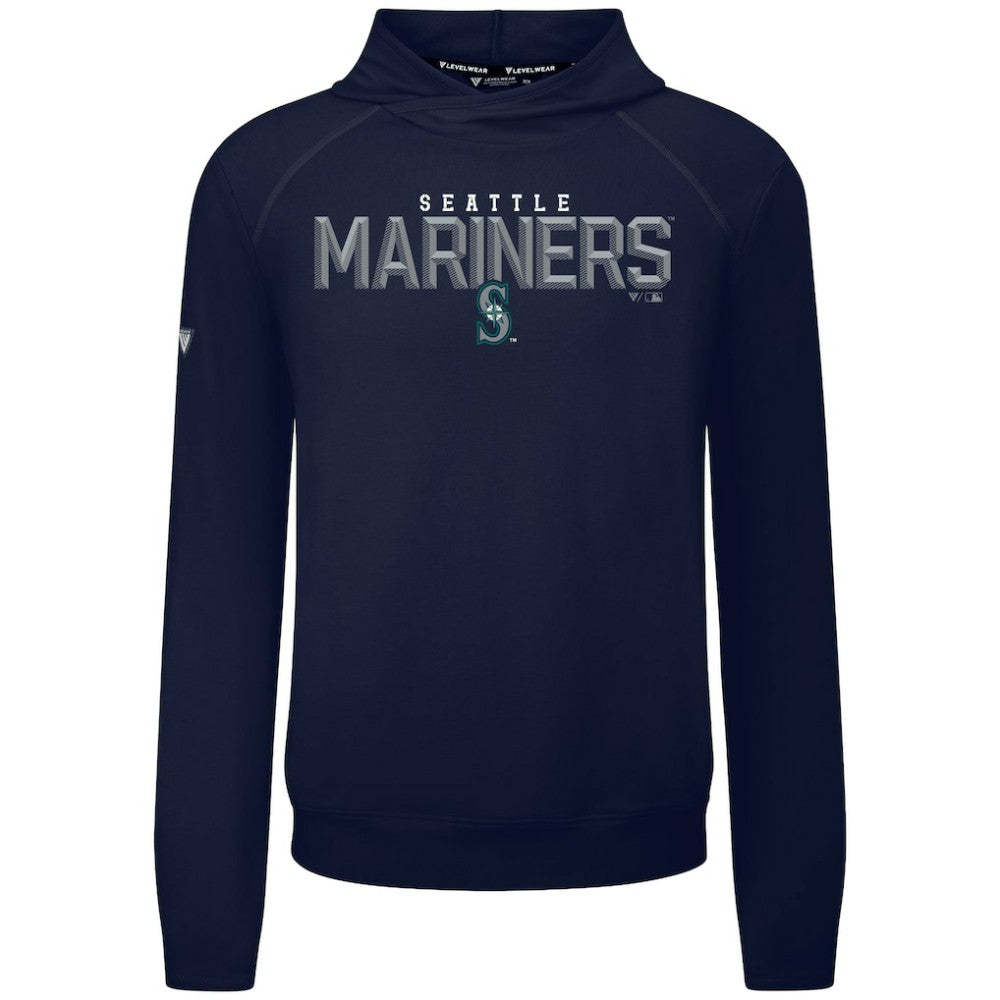 Seattle Mariners Levelwear Mandate Carve Tri-Blend Hoodie - MLB Hoodies