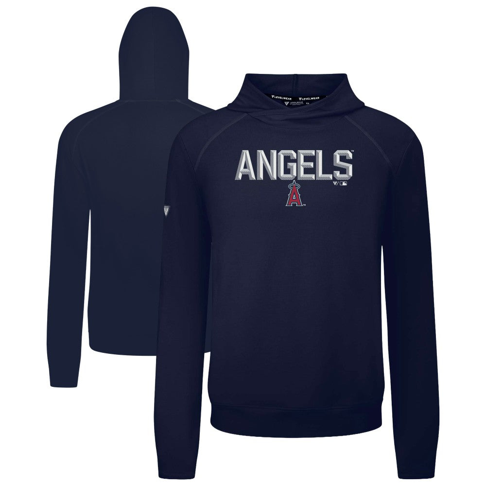 Los Angeles Angels Levelwear Mandate Carve Tri-Blend Hoodie - MLB Hoodies