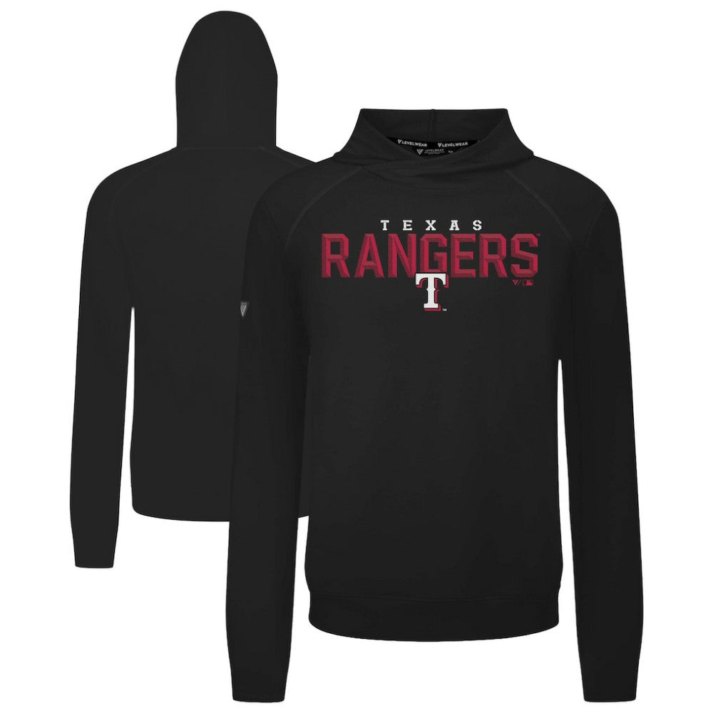 Texas Rangers Levelwear Mandate Carve Tri-Blend Hoodie - MLB Hoodies