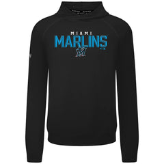 Miami Marlins Levelwear Mandate Carve Tri-Blend Hoodie - MLB Hoodies