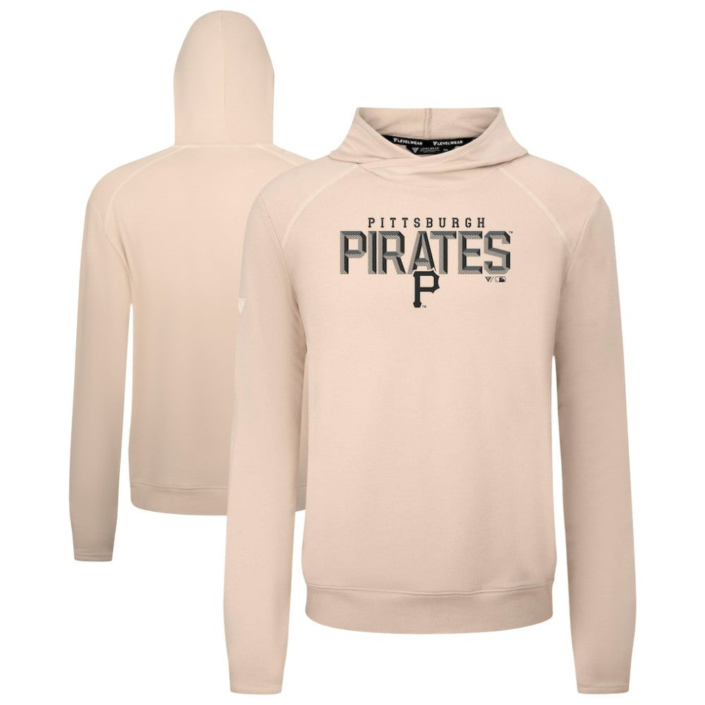 Pittsburgh Pirates Levelwear Mandate Carve Tri-Blend Hoodie - MLB Hoodies