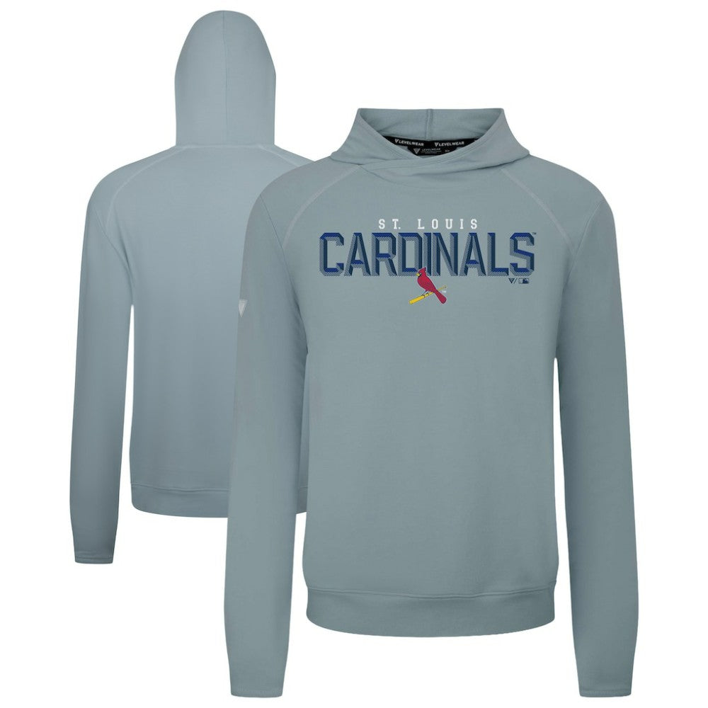 St. Louis Cardinals Levelwear Mandate Carve Tri-Blend Hoodie - MLB Hoodies