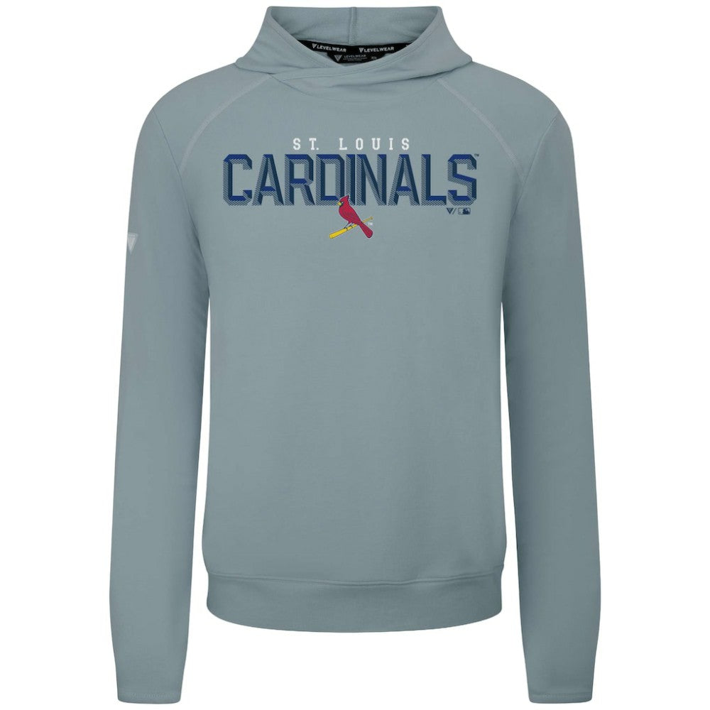 St. Louis Cardinals Levelwear Mandate Carve Tri-Blend Hoodie - MLB Hoodies
