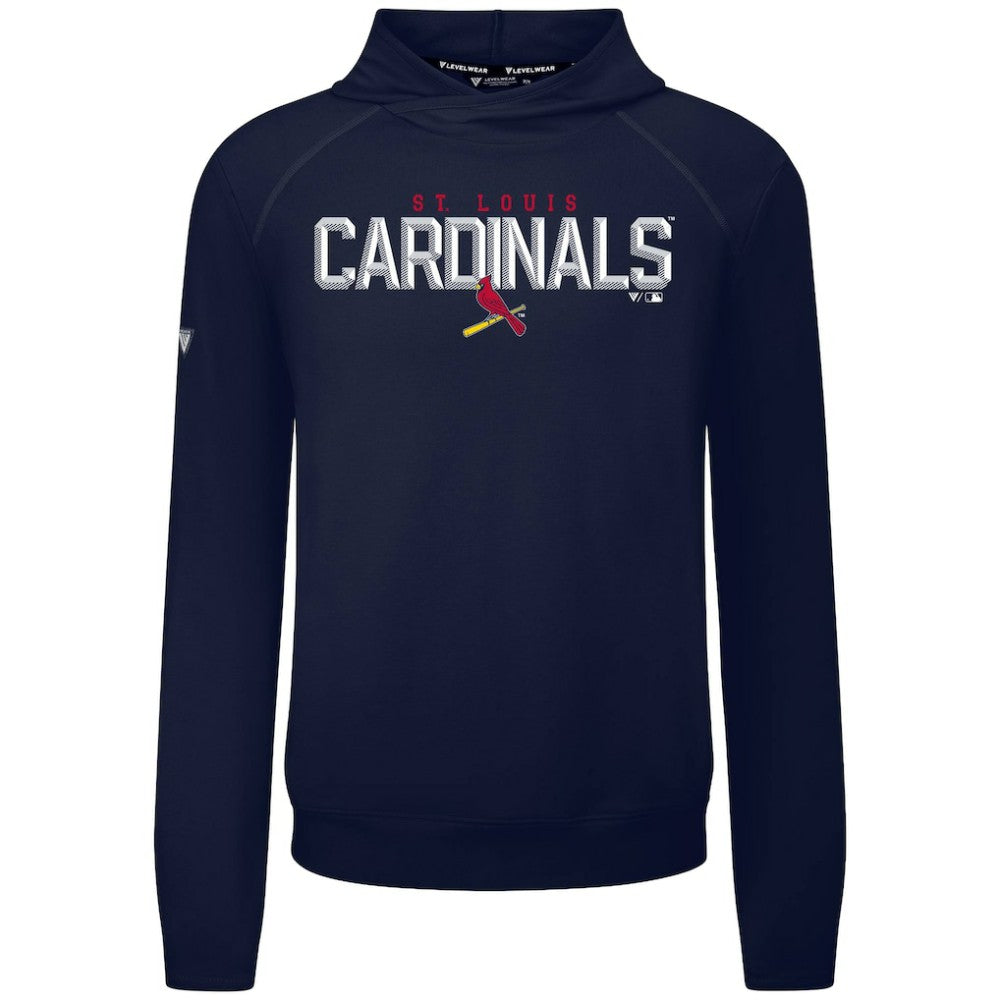 St. Louis Cardinals Levelwear Mandate Carve Tri-Blend Hoodie - MLB Hoodies