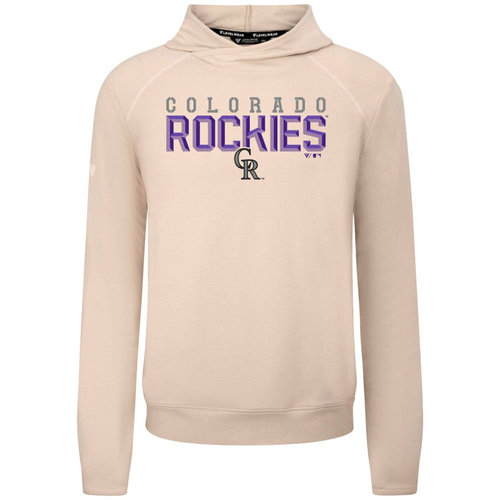 Colorado Rockies Levelwear Mandate Carve Tri-Blend Hoodie - MLB Hoodies