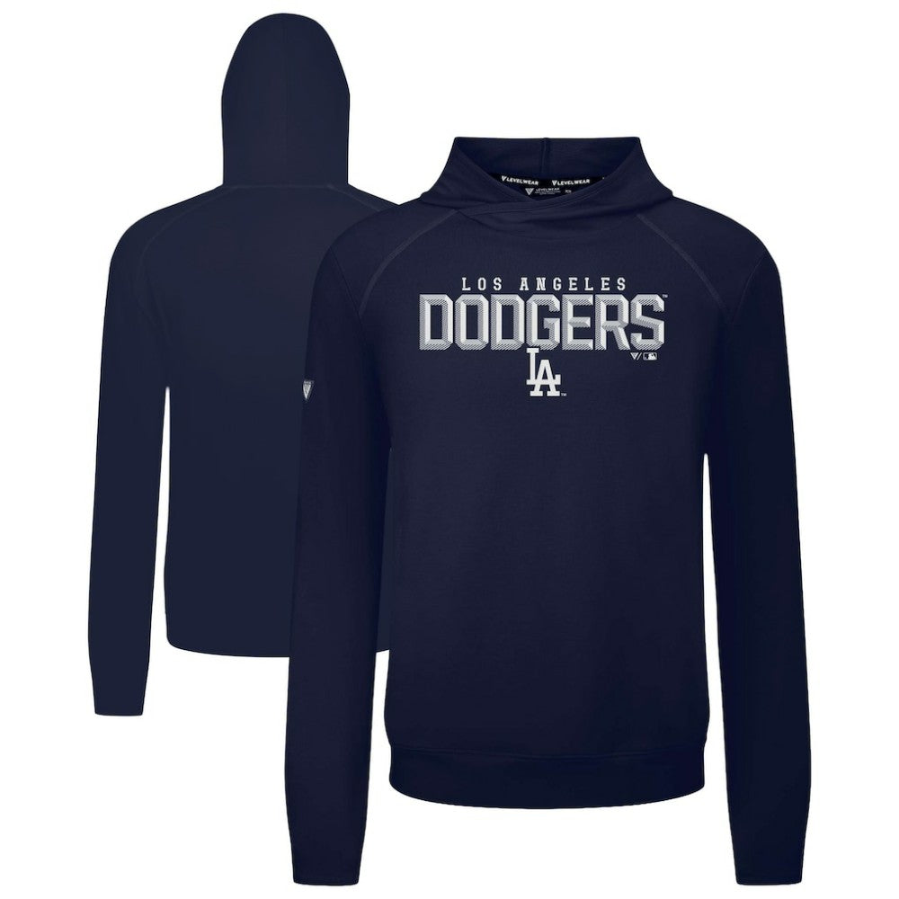 Los Angeles Dodgers Levelwear Mandate Carve Tri-Blend Hoodie - MLB Hoodies