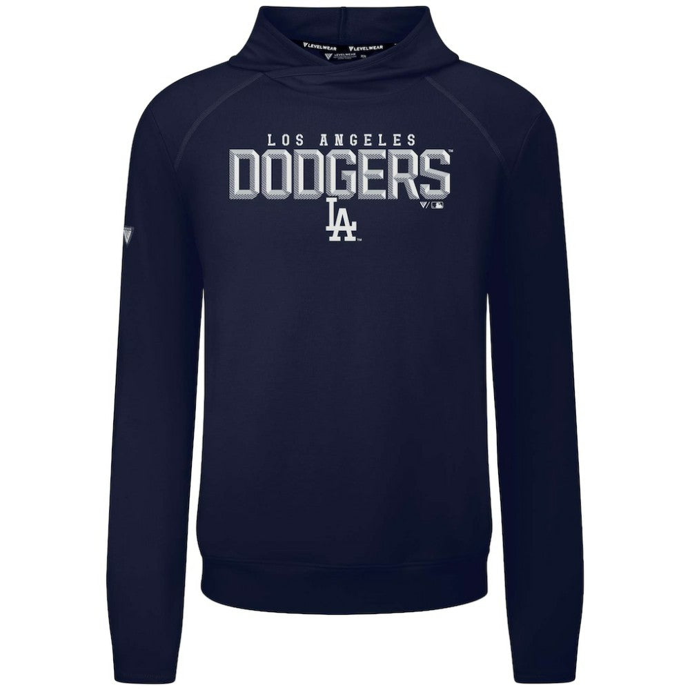 Los Angeles Dodgers Levelwear Mandate Carve Tri-Blend Hoodie - MLB Hoodies