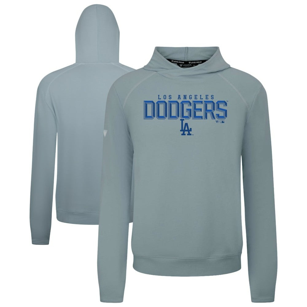 Los Angeles Dodgers Levelwear Mandate Carve Tri-Blend Hoodie - MLB Hoodies