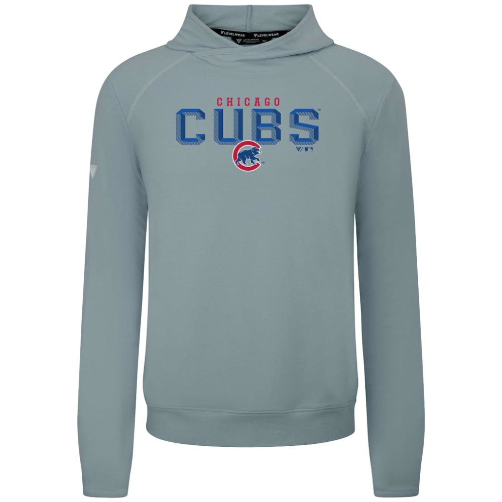 Chicago Cubs Levelwear Mandate Carve Tri-Blend Hoodie - MLB Hoodies