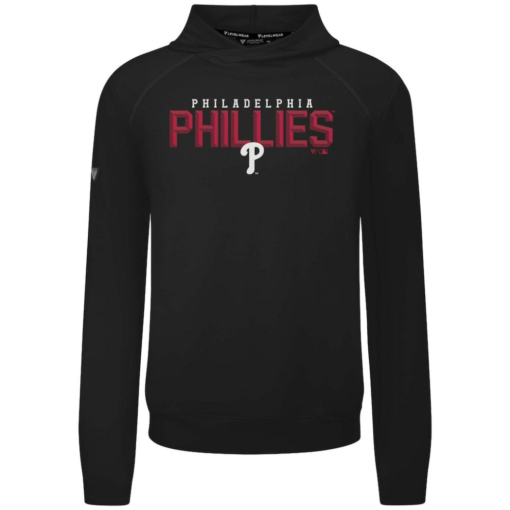 Philadelphia Phillies Levelwear Mandate Carve Tri-Blend Hoodie - MLB Hoodies