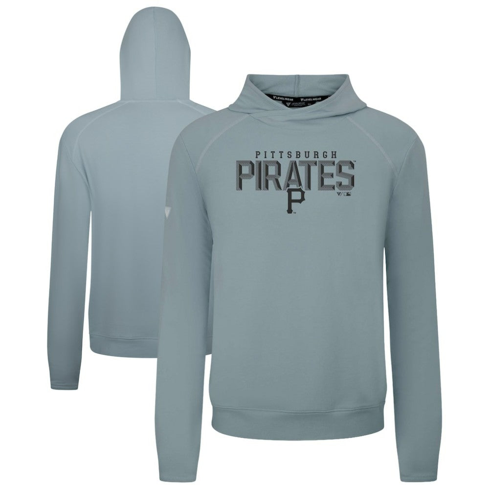 Pittsburgh Pirates Levelwear Mandate Carve Tri-Blend Hoodie - MLB Hoodies