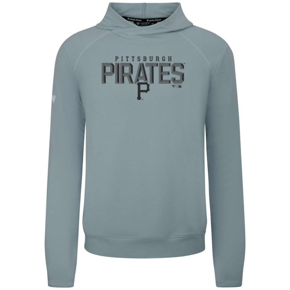 Pittsburgh Pirates Levelwear Mandate Carve Tri-Blend Hoodie - MLB Hoodies