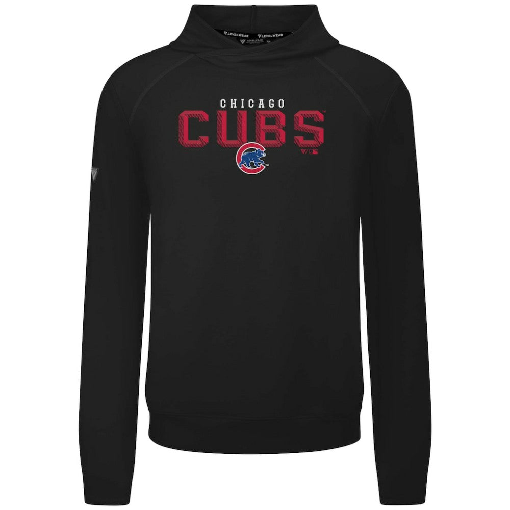 Chicago Cubs Levelwear Mandate Carve Tri-Blend Hoodie - MLB Hoodies