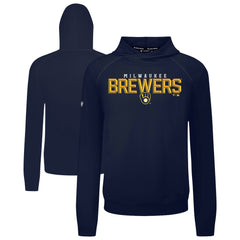 Milwaukee Brewers Levelwear Mandate Carve Tri-Blend Hoodie - MLB Hoodies