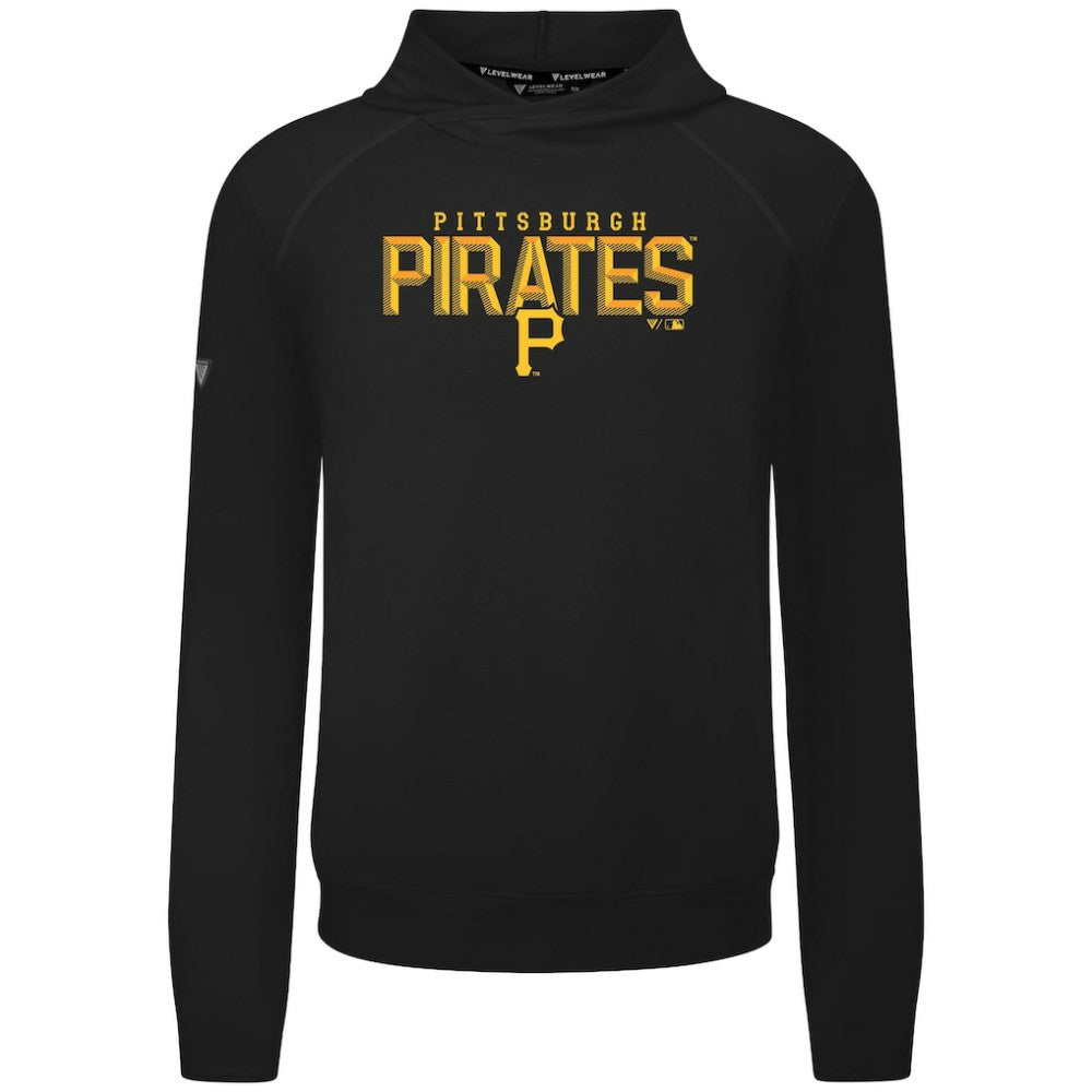 Pittsburgh Pirates Levelwear Mandate Carve Tri-Blend Hoodie - MLB Hoodies