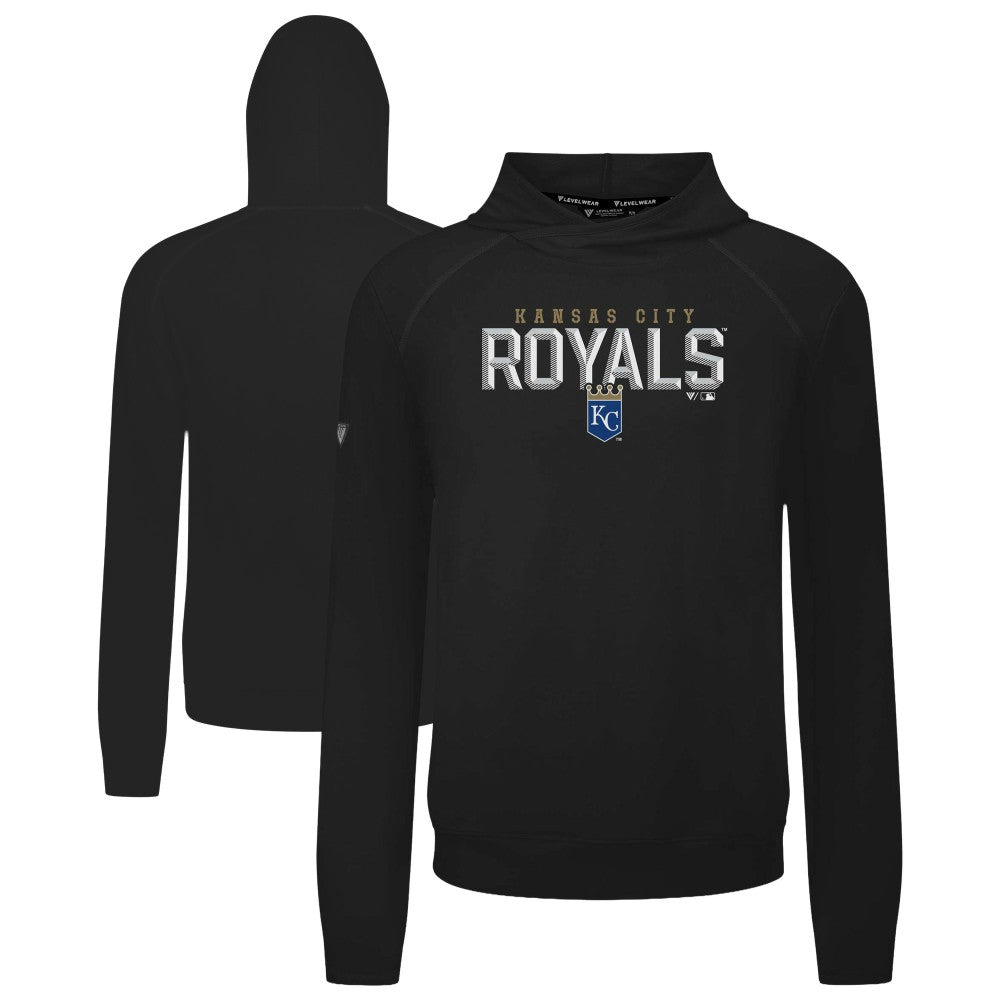Kansas City Royals Levelwear Mandate Carve Tri-Blend Hoodie - MLB Hoodies