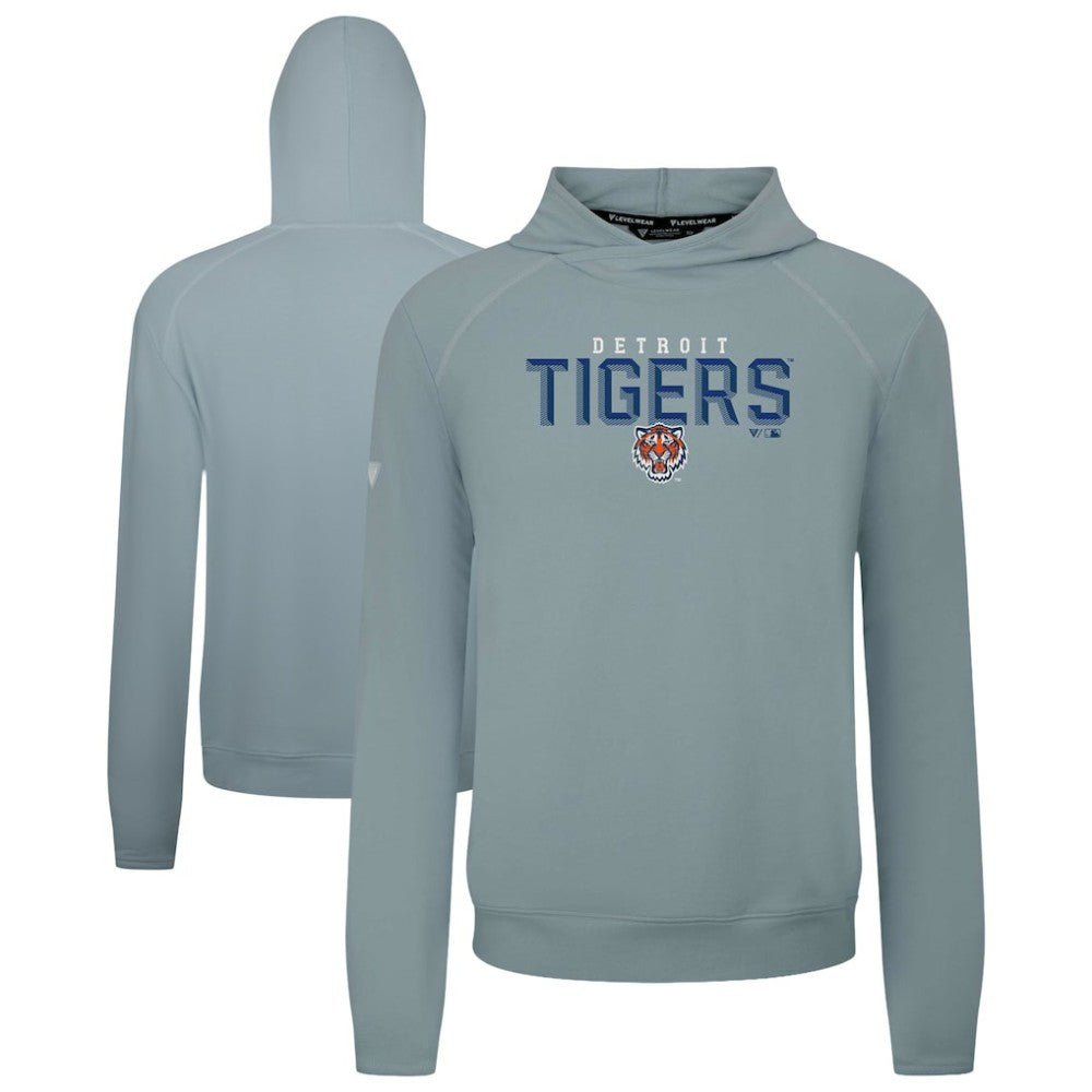 Detroit Tigers Levelwear Mandate Carve Tri-Blend Hoodie - MLB Hoodies