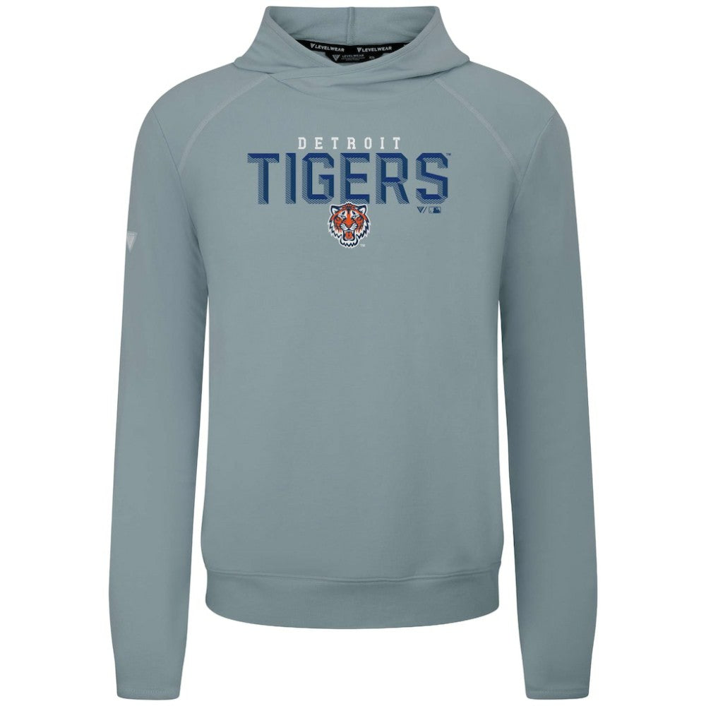 Detroit Tigers Levelwear Mandate Carve Tri-Blend Hoodie - MLB Hoodies
