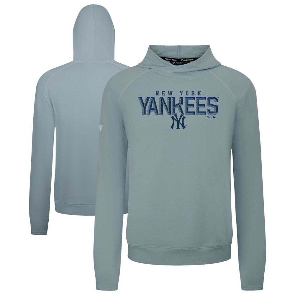 New York Yankees Levelwear Mandate Carve Tri-Blend Hoodie - MLB Hoodies