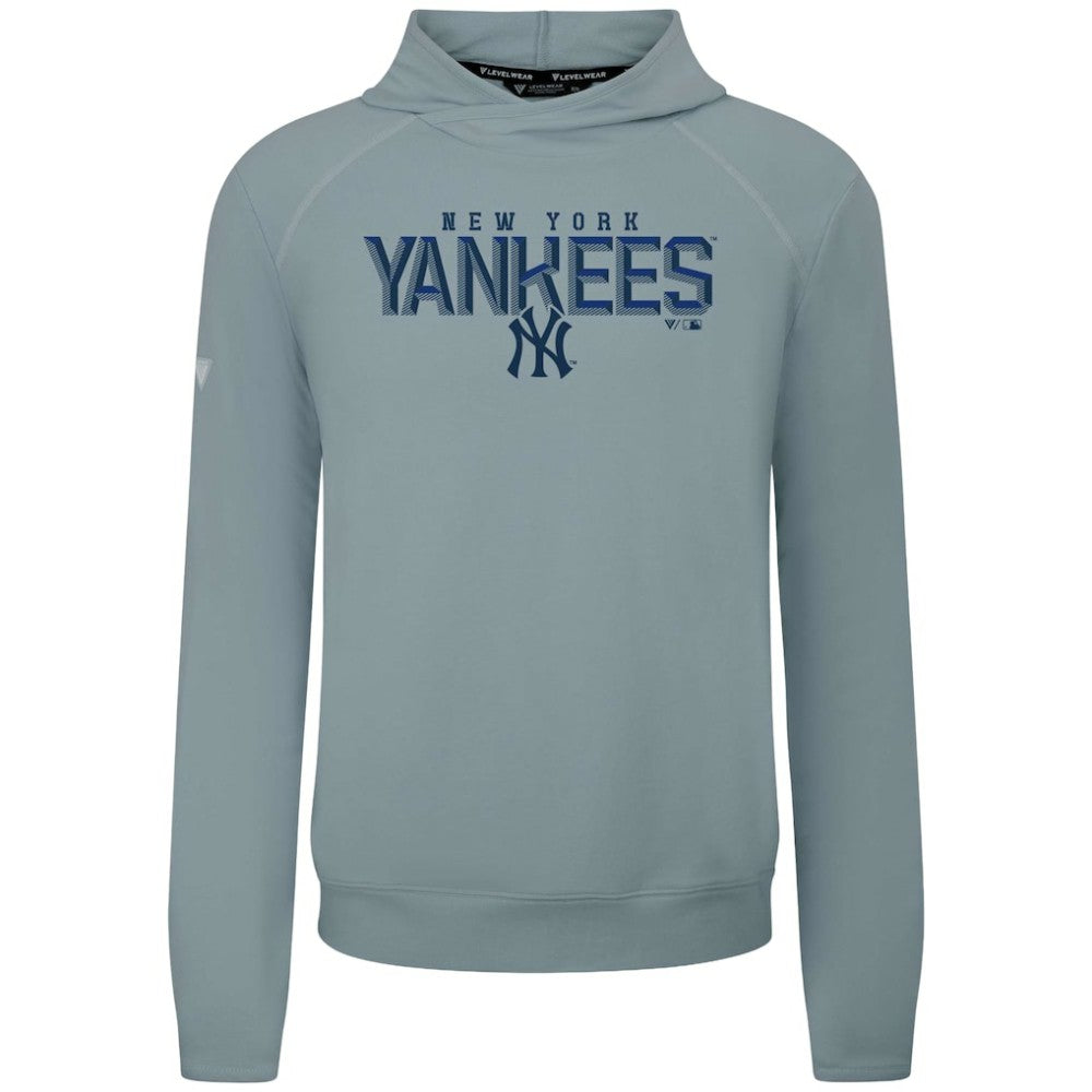 New York Yankees Levelwear Mandate Carve Tri-Blend Hoodie - MLB Hoodies