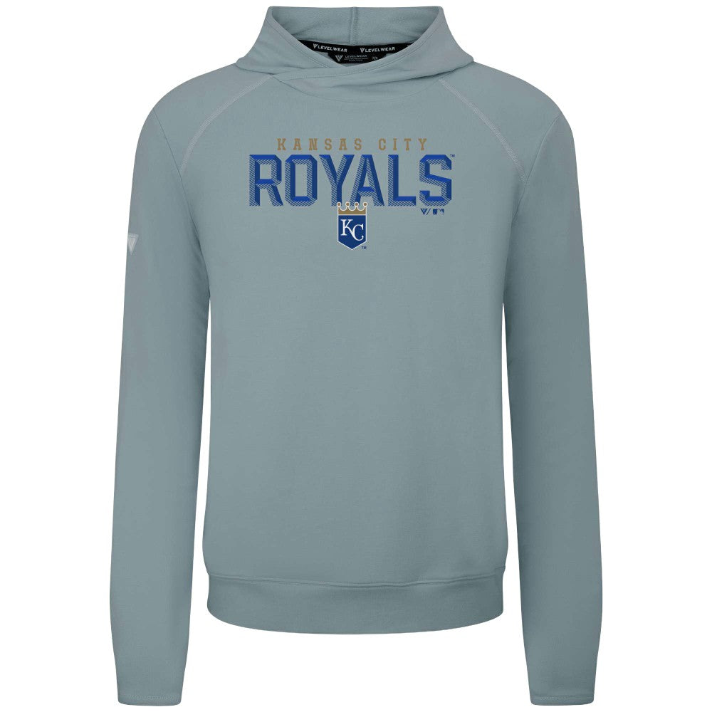 Kansas City Royals Levelwear Mandate Carve Tri-Blend Hoodie - MLB Hoodies