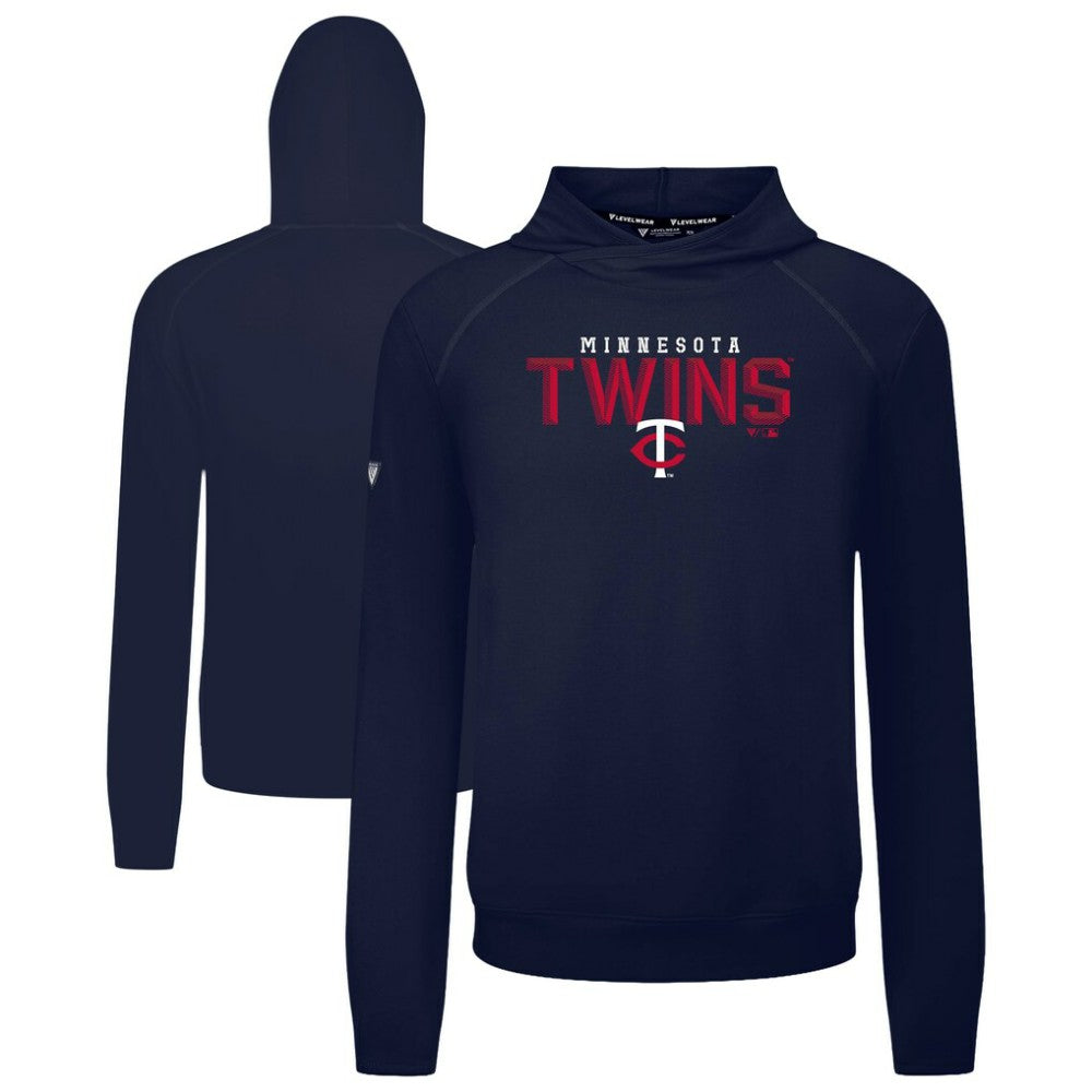Minnesota Twins Levelwear Mandate Carve Tri-Blend Hoodie - MLB Hoodies