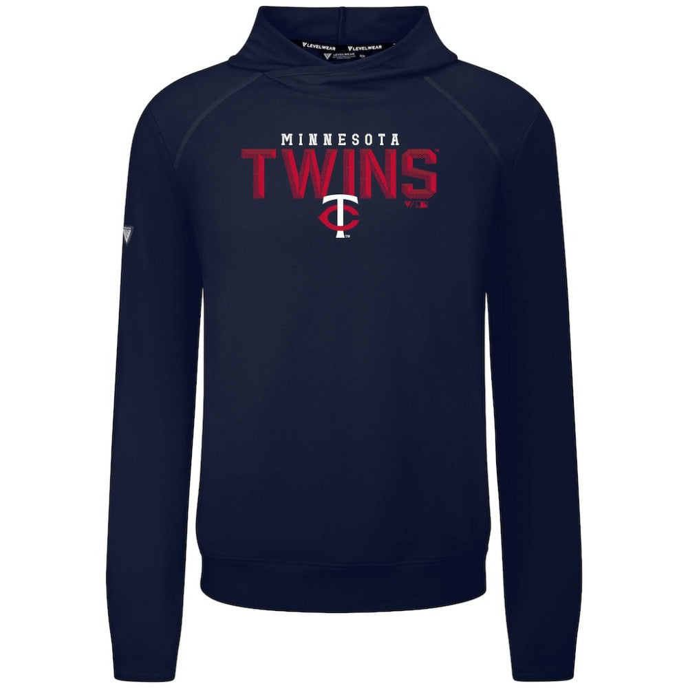 Minnesota Twins Levelwear Mandate Carve Tri-Blend Hoodie - MLB Hoodies