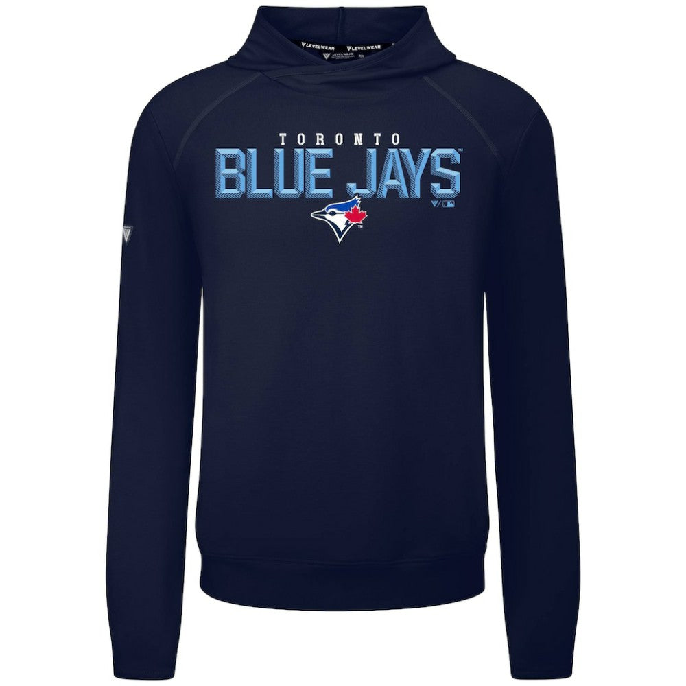 Toronto Blue Jays Levelwear Mandate Carve Tri-Blend Hoodie - MLB Hoodies
