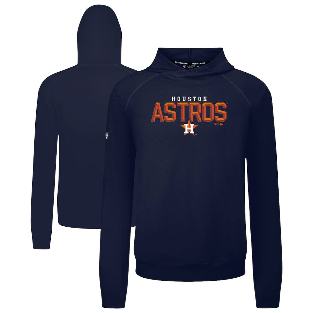 Houston Astros Levelwear Mandate Carve Tri-Blend Hoodie - MLB Hoodies