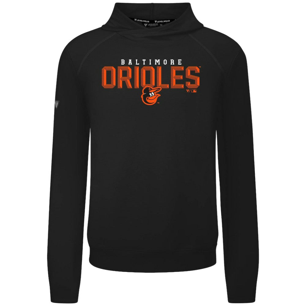 Baltimore Orioles Levelwear Mandate Carve Tri-Blend Hoodie - MLB Hoodies