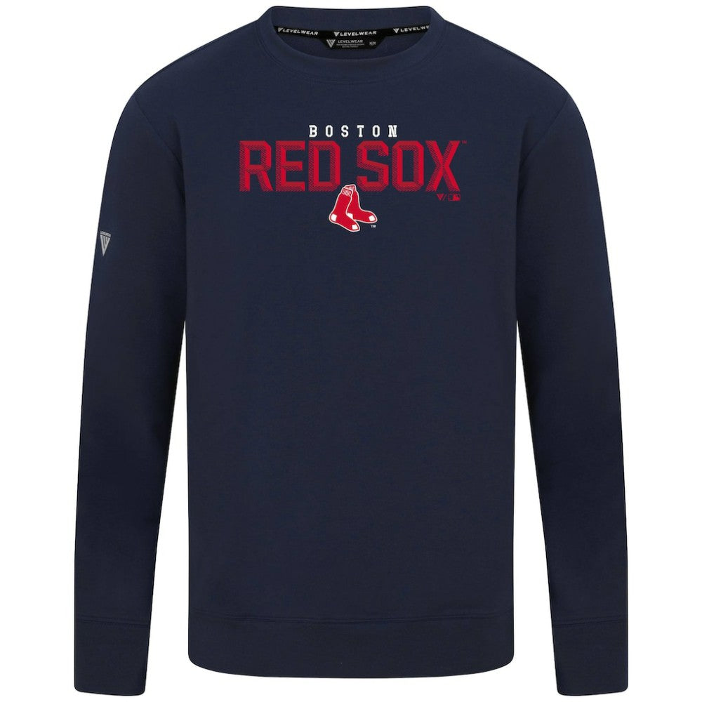 Boston Red Sox Levelwear Mandate Carve Tri-Blend Sweatshirt - MLB Sweatshirts