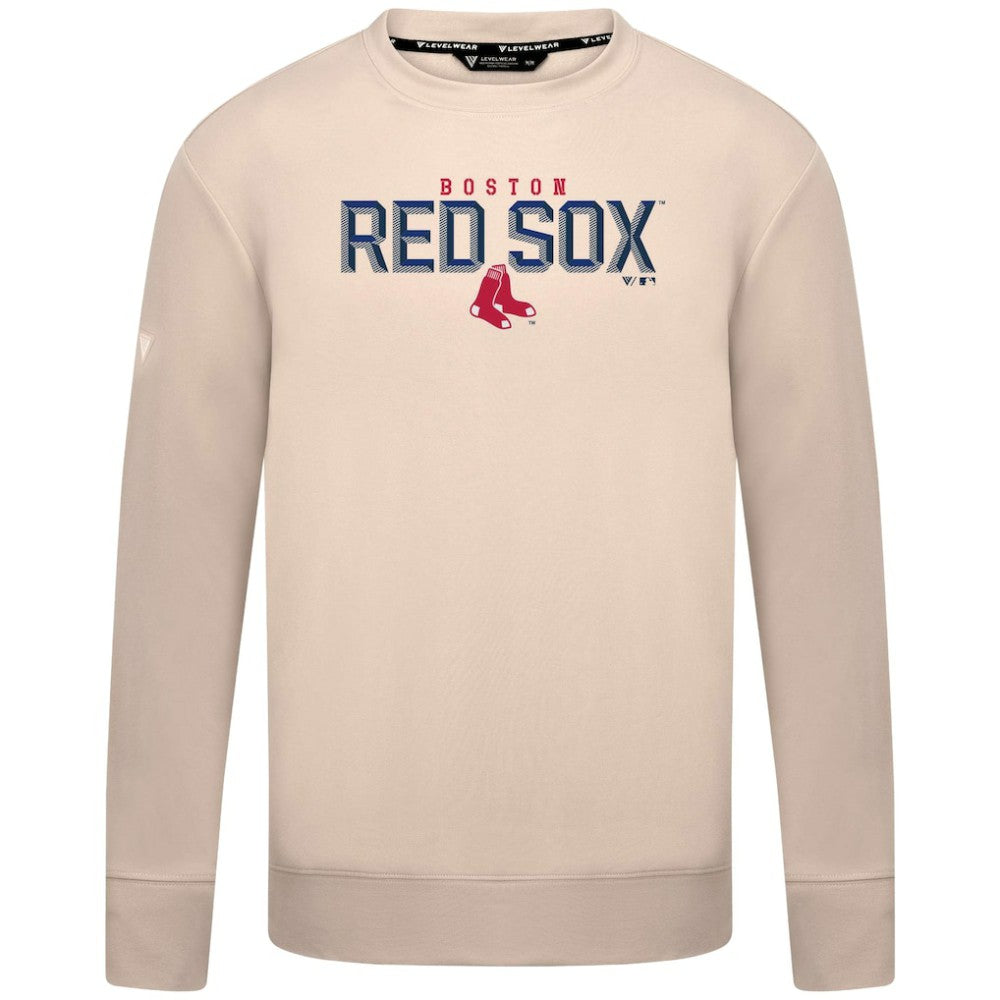 Boston Red Sox Levelwear Mandate Carve Tri-Blend Sweatshirt - MLB Sweatshirts