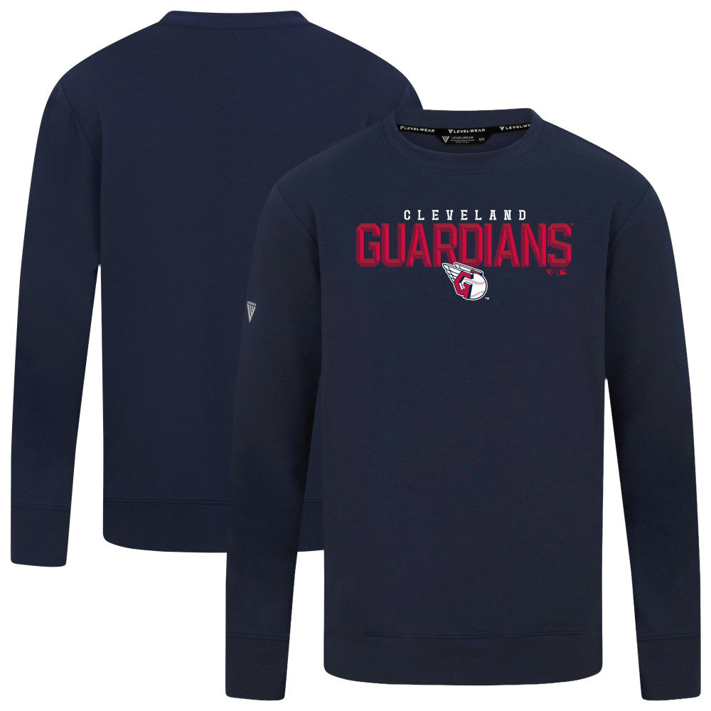 Cleveland Guardians Levelwear Mandate Carve Tri-Blend Sweatshirt - MLB Sweatshirts