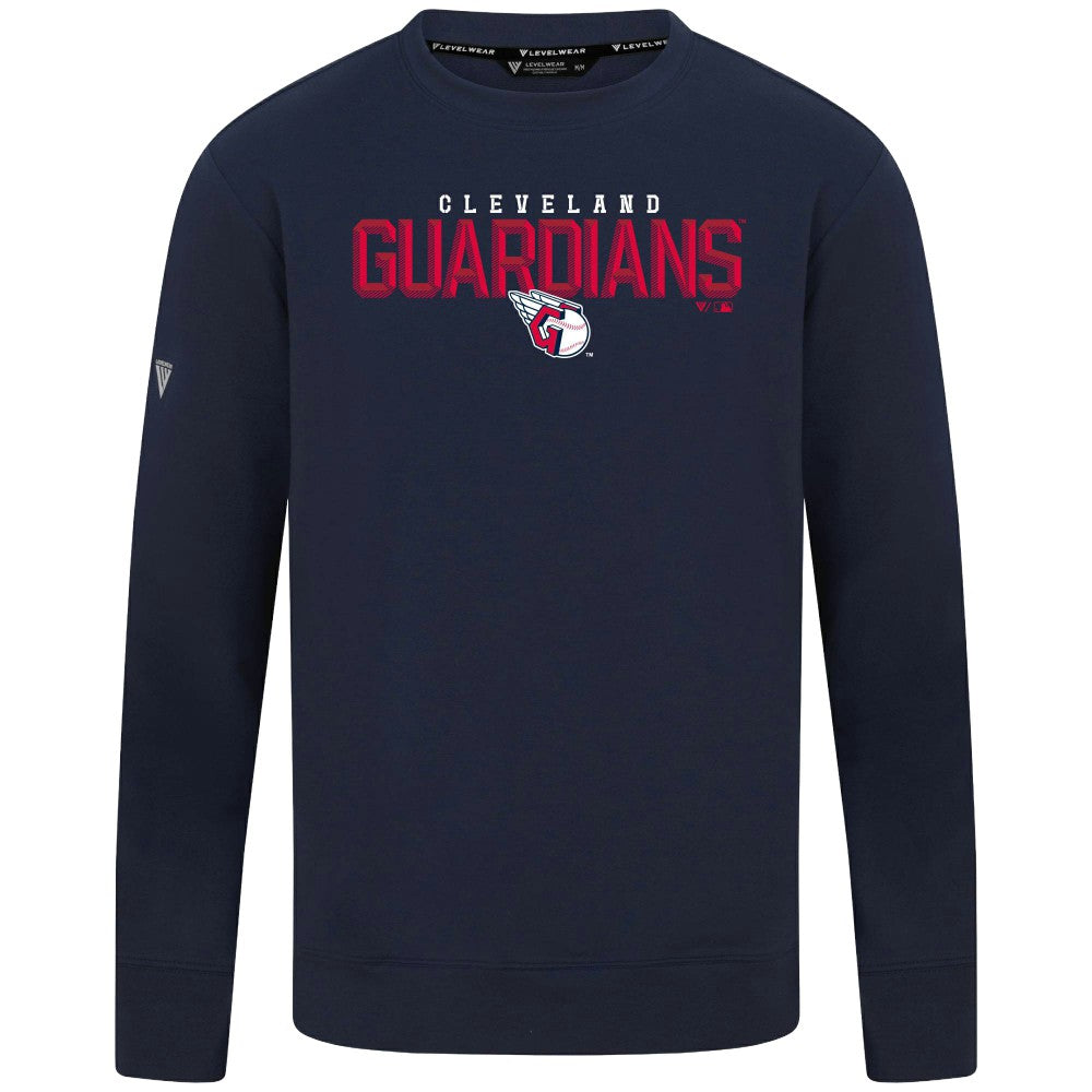 Cleveland Guardians Levelwear Mandate Carve Tri-Blend Sweatshirt - MLB Sweatshirts
